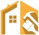 Home repair logo. creative home and tools construction concept.
